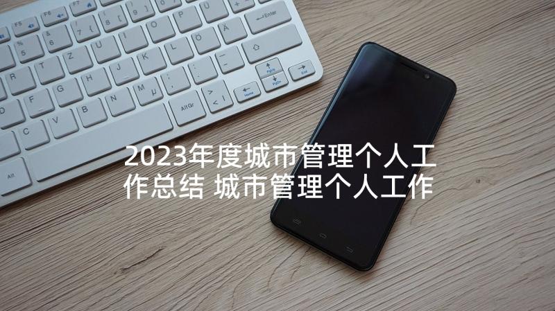 2023年度城市管理个人工作总结 城市管理个人工作总结(优质8篇)