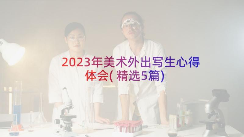 2023年美术外出写生心得体会(精选5篇)