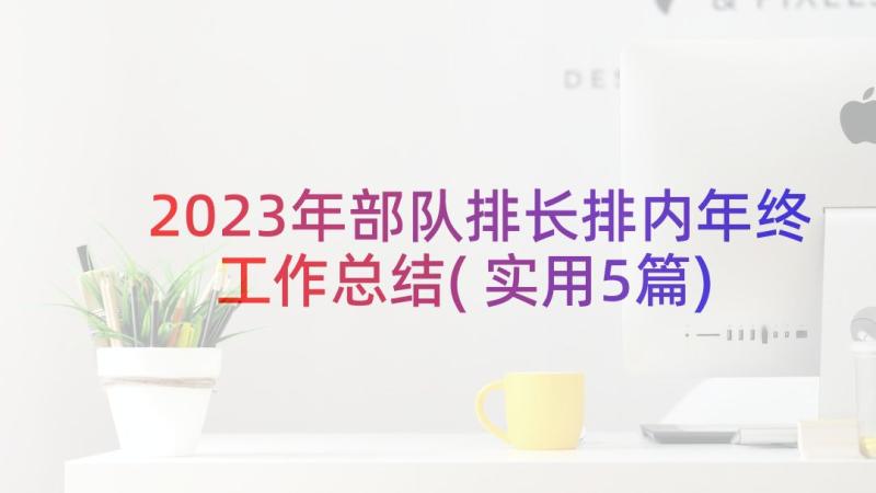 2023年部队排长排内年终工作总结(实用5篇)