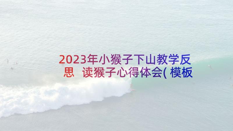 2023年小猴子下山教学反思 读猴子心得体会(模板5篇)