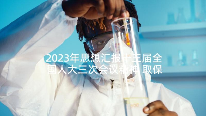 2023年思想汇报十三届全国人大三次会议精神 取保候审思想汇报心得体会(实用10篇)