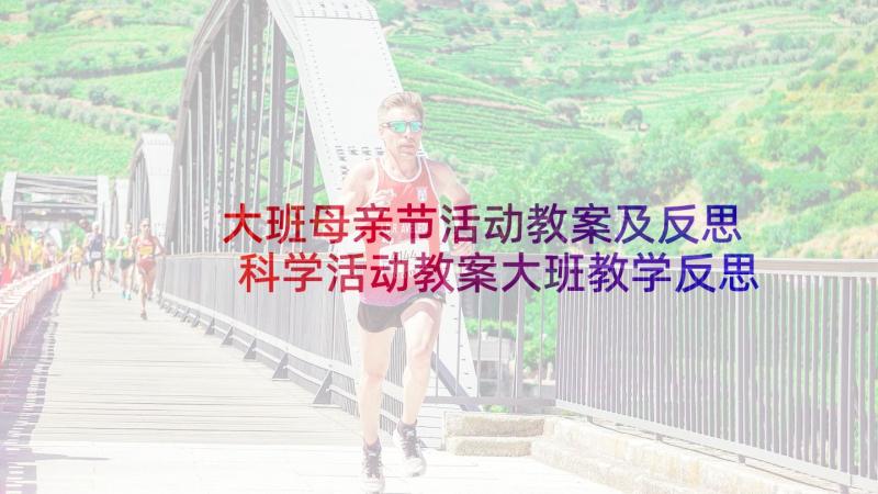 大班母亲节活动教案及反思 科学活动教案大班教学反思(实用5篇)