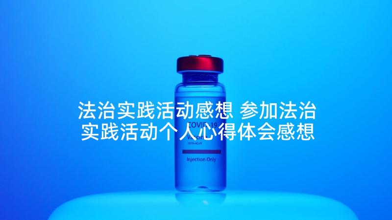 法治实践活动感想 参加法治实践活动个人心得体会感想(优秀5篇)