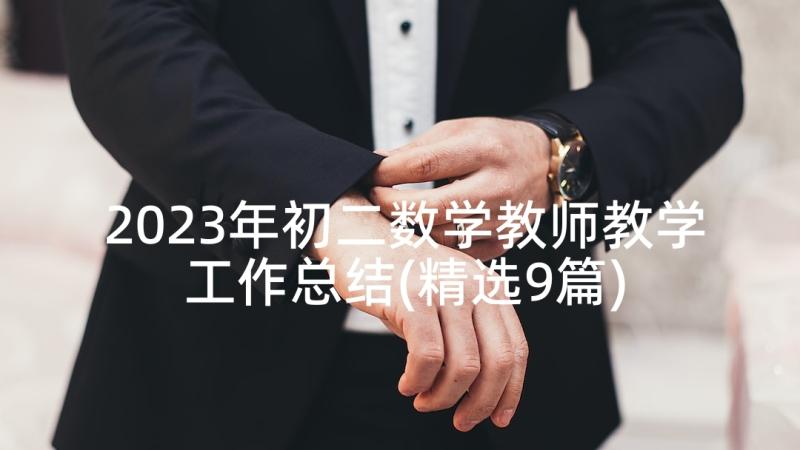 2023年初二数学教师教学工作总结(精选9篇)