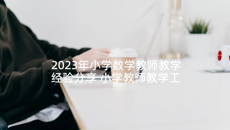 2023年小学数学教师教学经验分享 小学教师教学工作经验总结(汇总5篇)