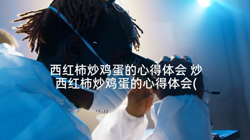 西红柿炒鸡蛋的心得体会 炒西红柿炒鸡蛋的心得体会(实用5篇)