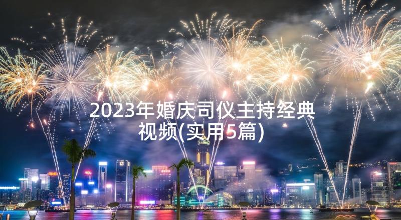 2023年婚庆司仪主持经典视频(实用5篇)