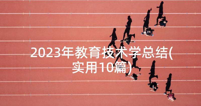 2023年教育技术学总结(实用10篇)