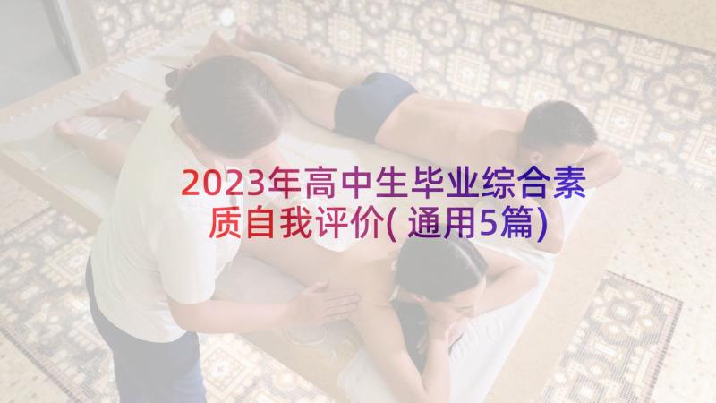 2023年高中生毕业综合素质自我评价(通用5篇)