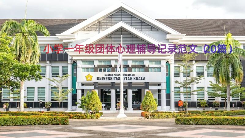 小学一年级团体心理辅导记录范文（20篇）