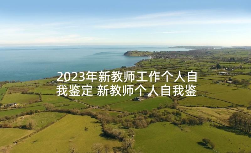 2023年新教师工作个人自我鉴定 新教师个人自我鉴定(通用6篇)