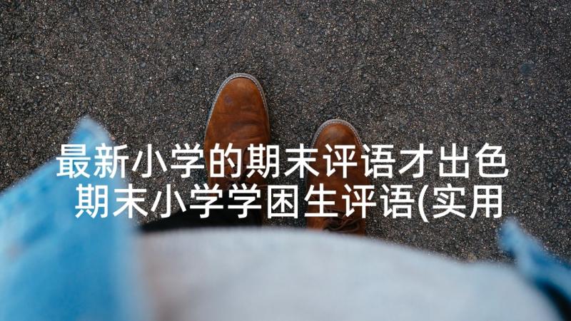 最新小学的期末评语才出色 期末小学学困生评语(实用6篇)