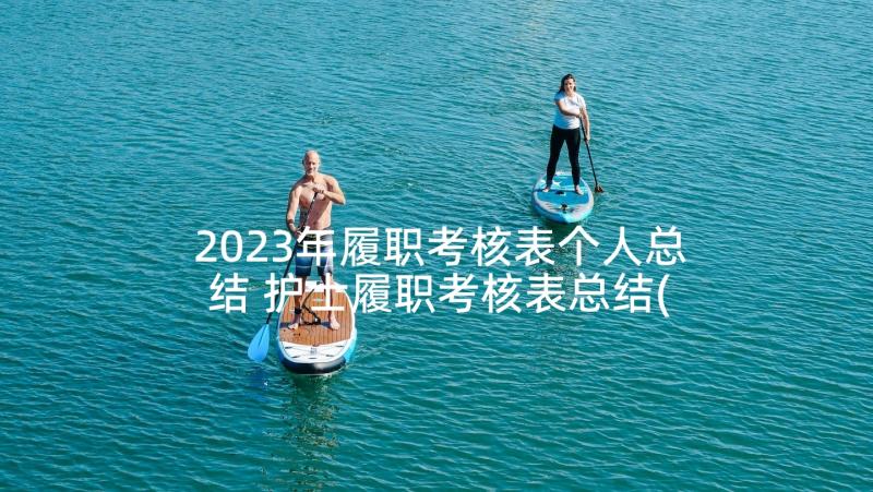 2023年履职考核表个人总结 护士履职考核表总结(大全5篇)