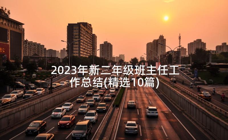 2023年新二年级班主任工作总结(精选10篇)