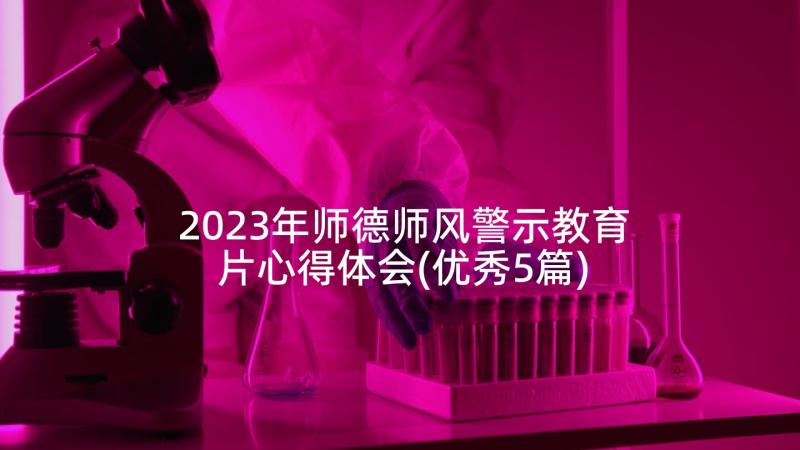 2023年师德师风警示教育片心得体会(优秀5篇)