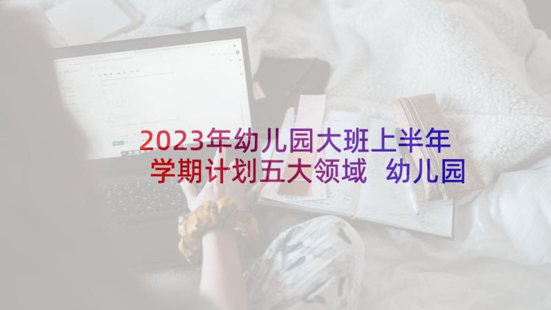 2023年幼儿园大班上半年学期计划五大领域 幼儿园大班学期计划(精选10篇)