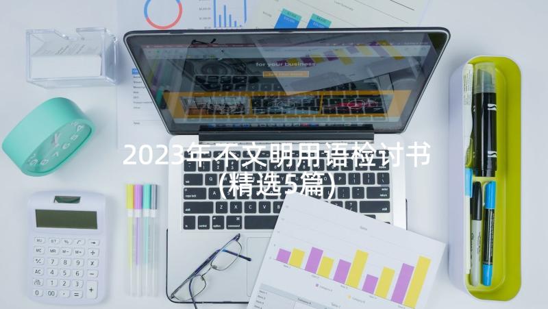 2023年不文明用语检讨书(精选5篇)