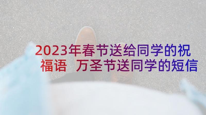 2023年春节送给同学的祝福语 万圣节送同学的短信祝福语(模板5篇)