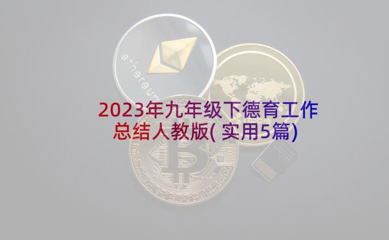 2023年九年级下德育工作总结人教版(实用5篇)