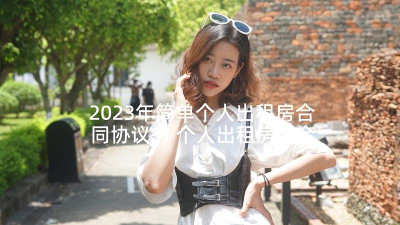 2023年简单个人出租房合同协议书 个人出租房屋合同协议书(汇总7篇)