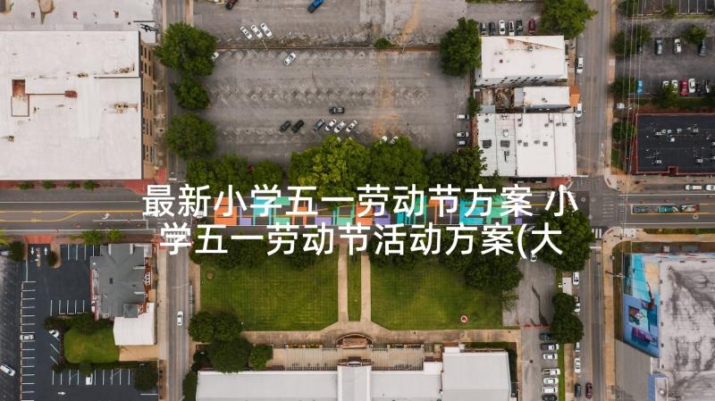 最新小学五一劳动节方案 小学五一劳动节活动方案(大全9篇)