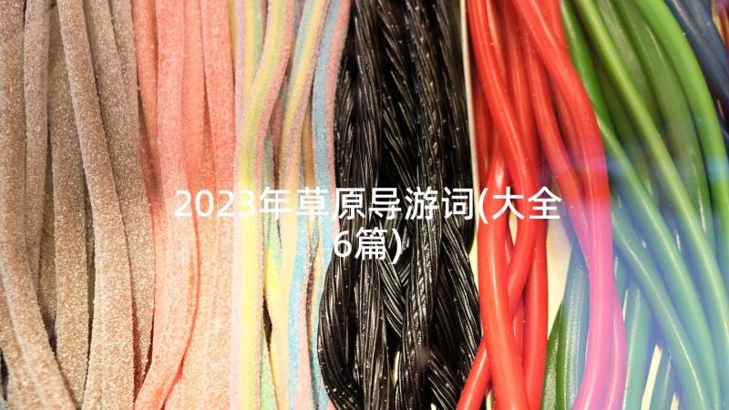 2023年草原导游词(大全6篇)