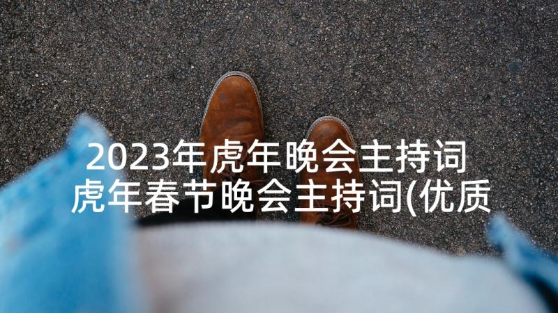 2023年虎年晚会主持词 虎年春节晚会主持词(优质10篇)