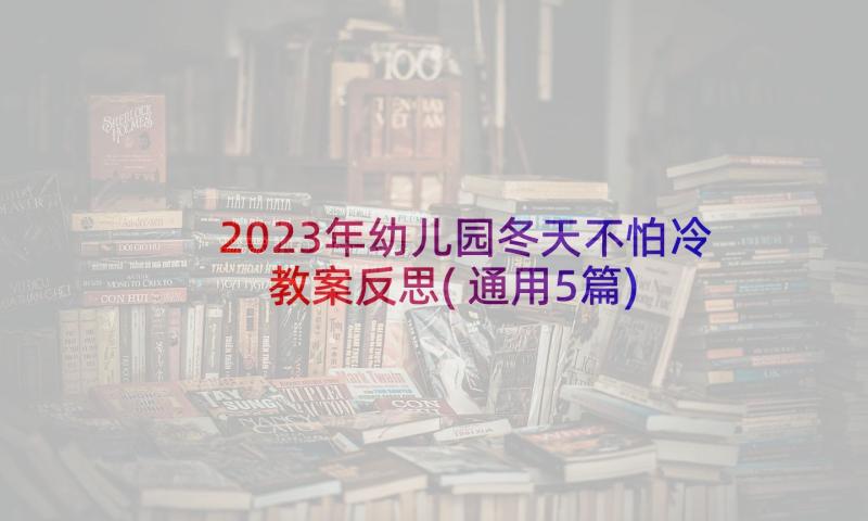 2023年幼儿园冬天不怕冷教案反思(通用5篇)