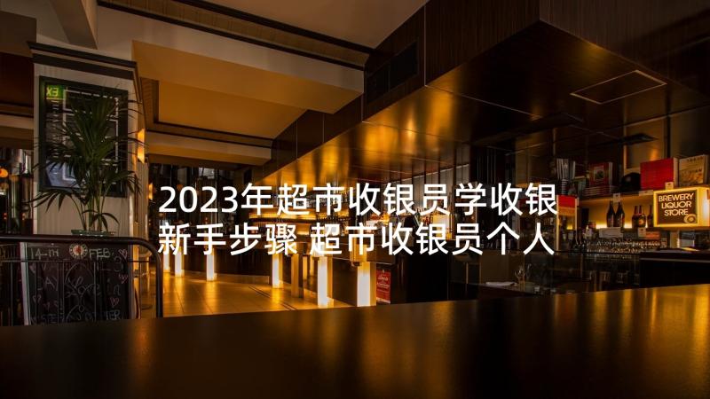 2023年超市收银员学收银新手步骤 超市收银员个人工作总结(大全8篇)