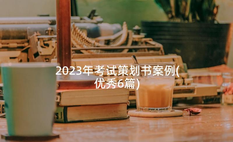 2023年考试策划书案例(优秀6篇)