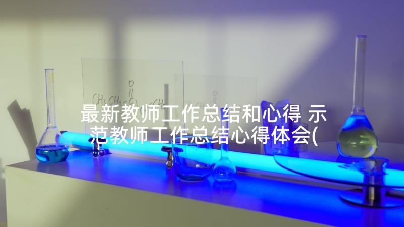 最新教师工作总结和心得 示范教师工作总结心得体会(通用8篇)