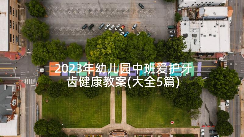 2023年幼儿园中班爱护牙齿健康教案(大全5篇)