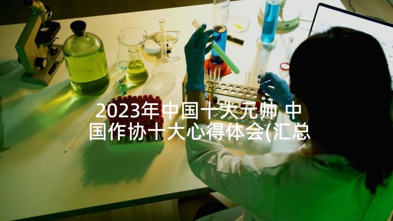 2023年中国十大元帅 中国作协十大心得体会(汇总5篇)