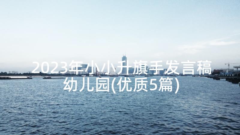 2023年小小升旗手发言稿幼儿园(优质5篇)