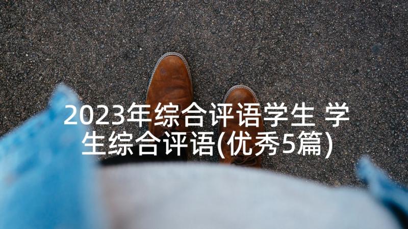 2023年综合评语学生 学生综合评语(优秀5篇)