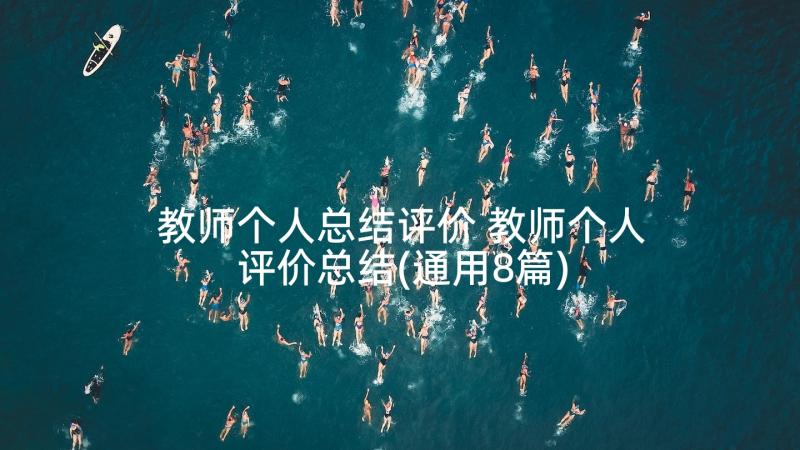 教师个人总结评价 教师个人评价总结(通用8篇)