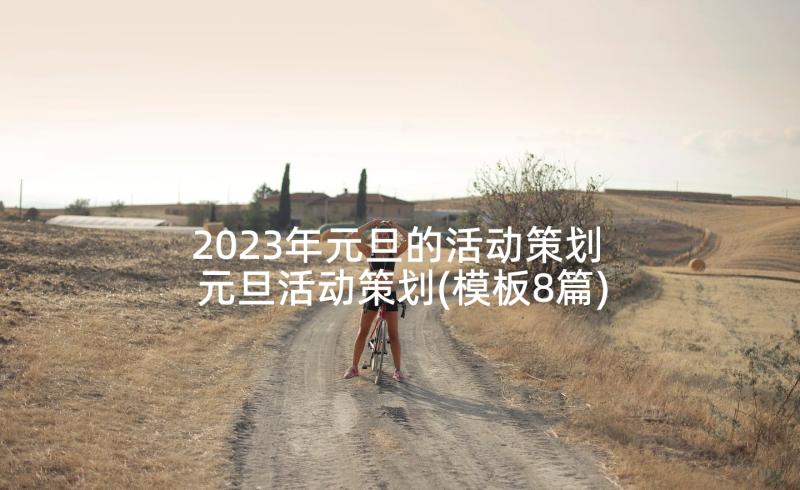 2023年元旦的活动策划 元旦活动策划(模板8篇)