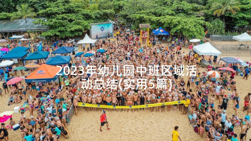 2023年幼儿园中班区域活动总结(实用5篇)