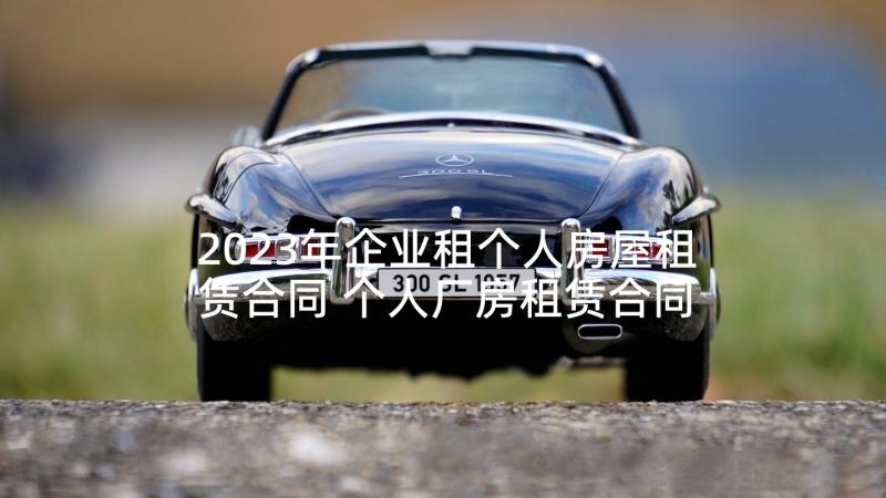 2023年企业租个人房屋租赁合同 个人厂房租赁合同(实用6篇)