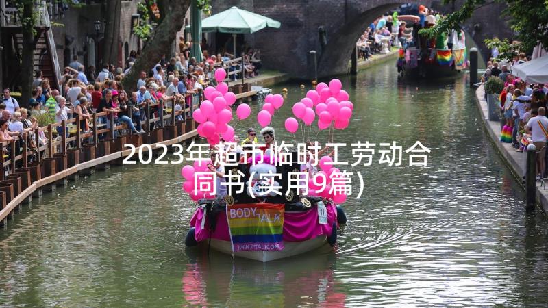 2023年超市临时工劳动合同书(实用9篇)