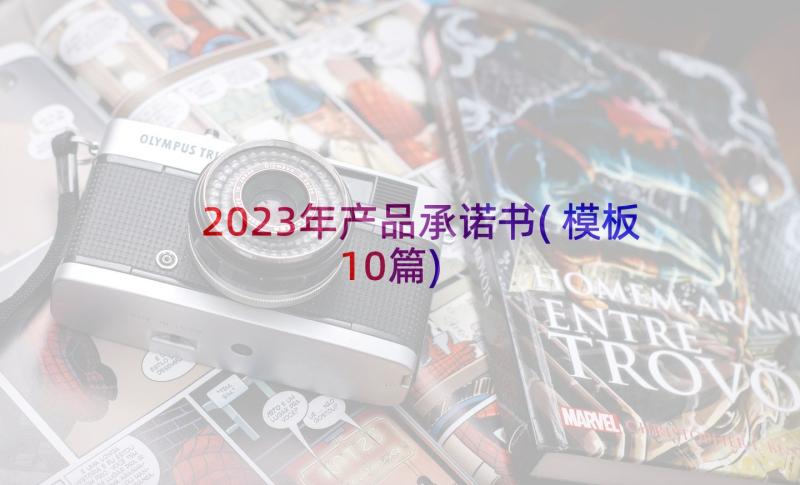 2023年产品承诺书(模板10篇)