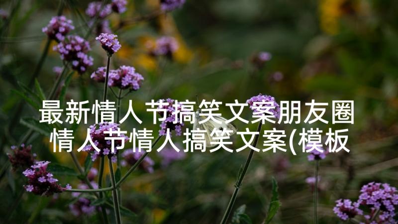 最新情人节搞笑文案朋友圈 情人节情人搞笑文案(模板10篇)