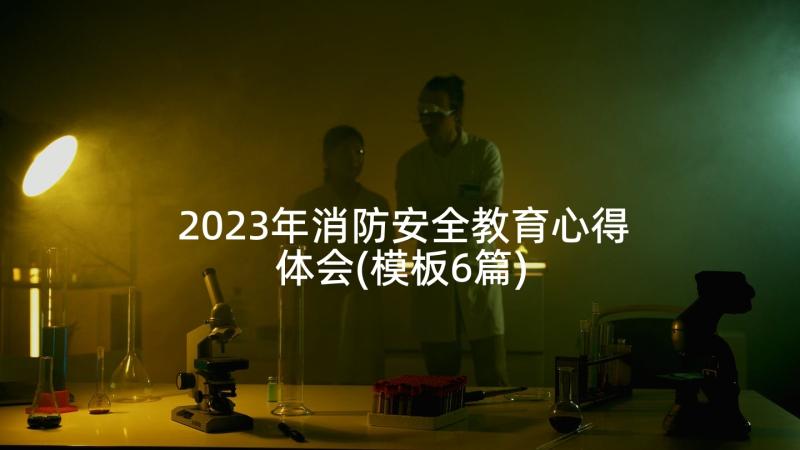 2023年消防安全教育心得体会(模板6篇)