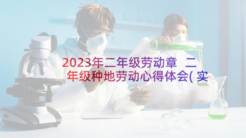 2023年二年级劳动章 二年级种地劳动心得体会(实用8篇)