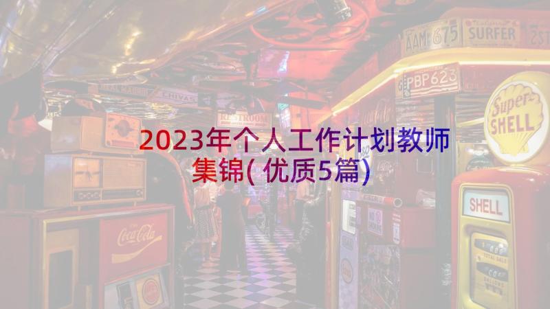 2023年个人工作计划教师集锦(优质5篇)