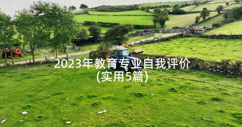 2023年教育专业自我评价(实用5篇)