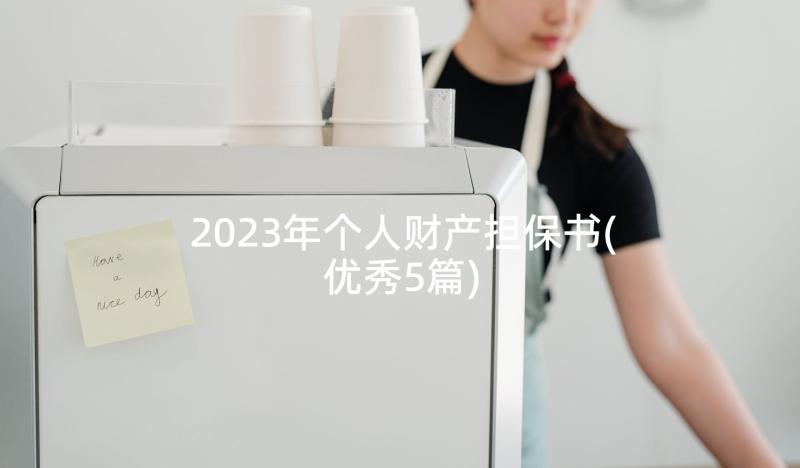 2023年个人财产担保书(优秀5篇)