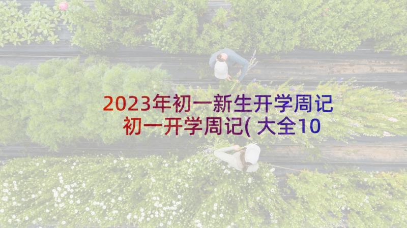 2023年初一新生开学周记 初一开学周记(大全10篇)