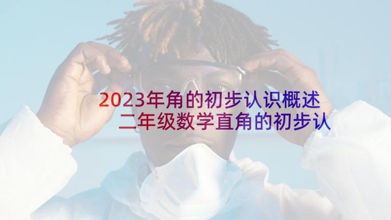 2023年角的初步认识概述 二年级数学直角的初步认识教学反思(汇总5篇)