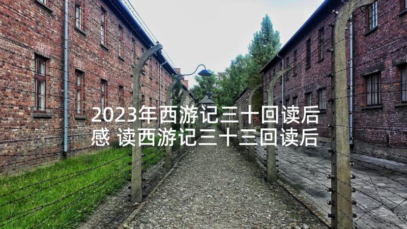 2023年西游记三十回读后感 读西游记三十三回读后感(大全5篇)